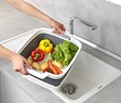 WENKO - Bassine à vaisselle pliable Sira bl.-gr. - vignette