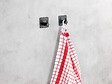 WENKO - Crochet acier inox Ureo, noir 2 pcs - vignette