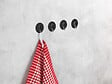 WENKO - Crochet ventouse noir niquel lot de 4 p. - vignette