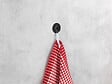 WENKO - Crochet ventouse noir niquel lot de 4 p. - vignette