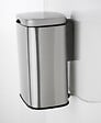 WENKO - Poubelle murale Sare 5l inox mate - vignette