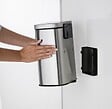 WENKO - Poubelle murale Sare 5l inox mate - vignette