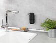 WENKO - Distributeur de savon mural Woya, noir - vignette