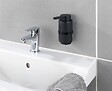 WENKO - Distributeur de savon mural Woya, noir - vignette