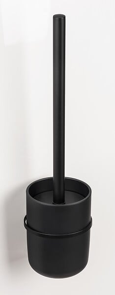 WENKO - Brosse WC Turbo-Loc Carpino, noir - large