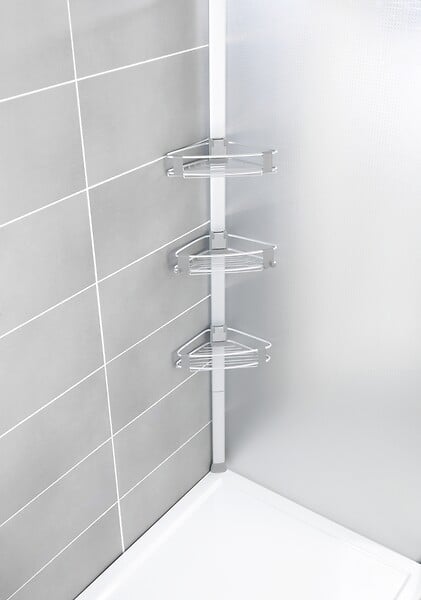 WENKO - Etagère de douche télescopique Purio - large