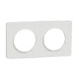 SCHNEIDER ELECTRIC - Odace Touch - plaque - blanc 2 postes horiz. ou vert - vignette