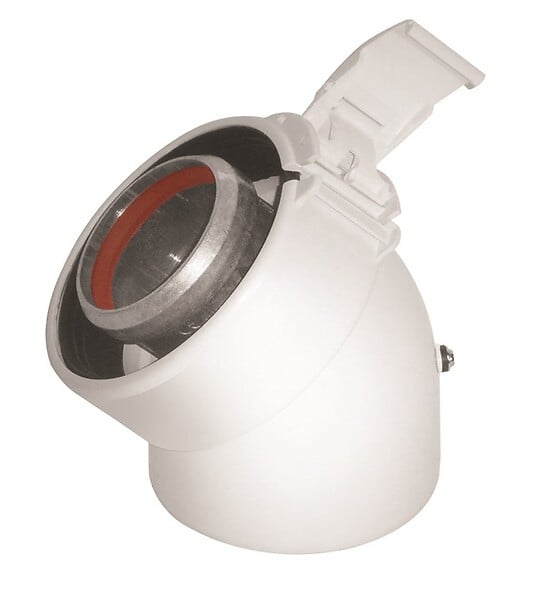 UBBINK - Coude 90° Rolux vent 60/100 Alu/PVC - UBBINK - 227233 - large