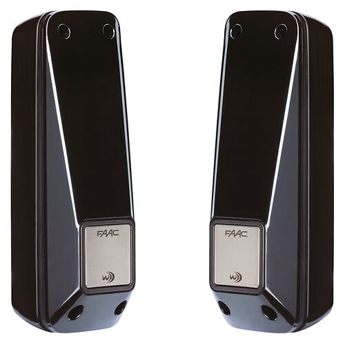 FAAC - FAAC XP20W D Paire de photocellules sans fil 785104 photocellule réglable 20Mt pour automatisme de portail - large