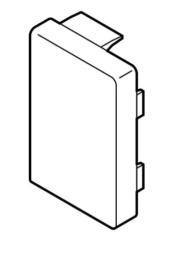 OBO BETTERMANN - Embout AX EMB5016 54x16x18mm blanc - OBO BETTERMANN - 6131288 - large