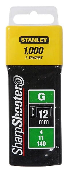 STANLEY - Agrafes 8 mm type G boîte de 5000 - STANLEY - 1-TRA705-5T - large