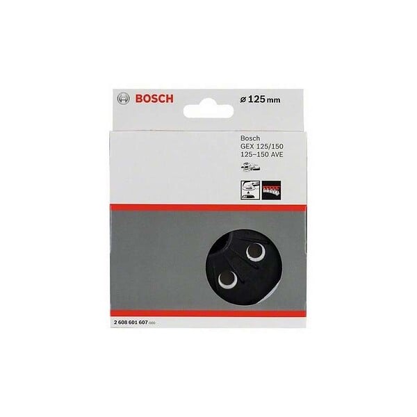 BOSCH - Plateau de ponçage Ø 125 mm BOSCH 2608601607 mi-dur pour ponceuses excentriques - large