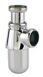 VALENTIN - Siphon lavabo laiton chromé à la hauteur réglable - VALENTIN - 00 130300 000 00 - vignette