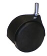 AVL - Roulette double galet noire diamètre 50mm tige M10 à  frein - AVL - 595526A - vignette