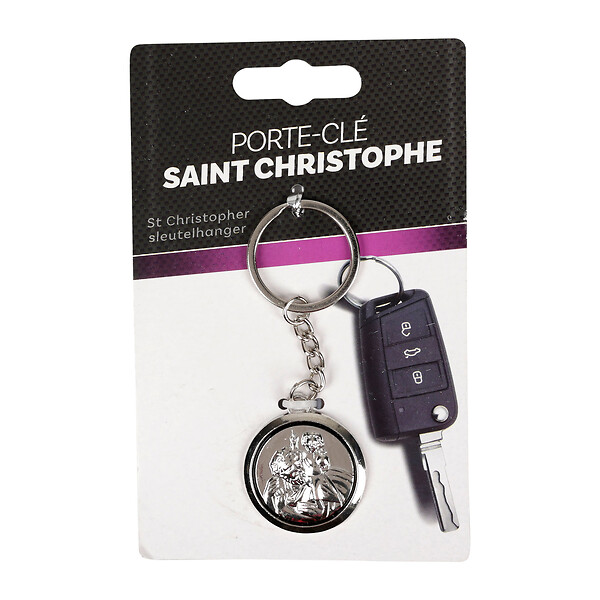 TURBOCAR - Porte-cle saint christophe - large