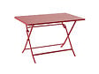HESPERIDE - Table de jardin rectangle Greensboro 110 x 70 cm Groseille - Hespéride - vignette