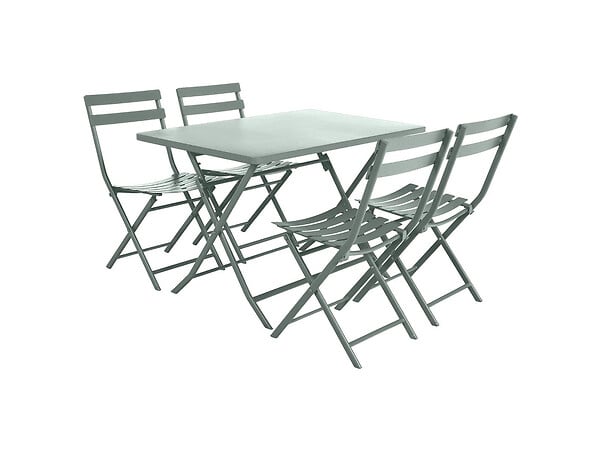 HESPERIDE - Table de jardin rectangle Greensboro 110 x 70 cm Olive - Hespéride - large
