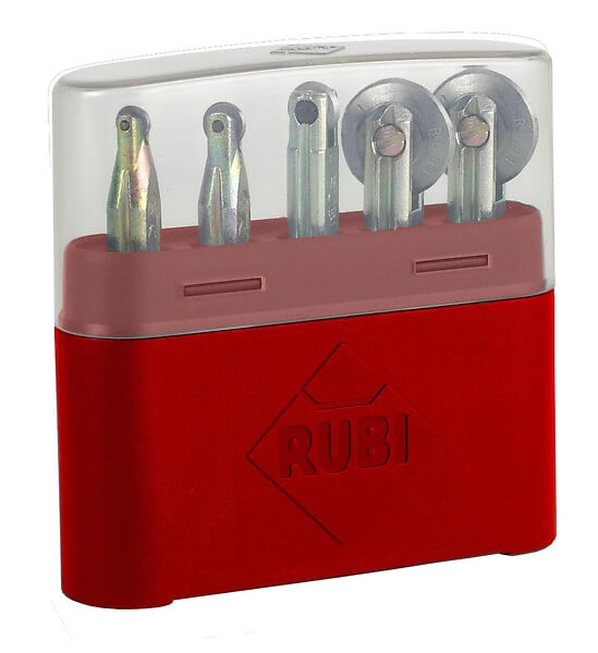 RUBI - Kit de molettes complètes de 5 diamètres Rubi - large