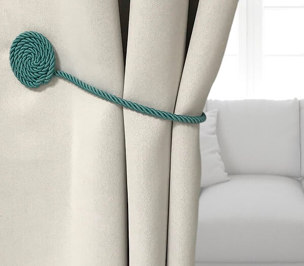TRIMMA - Embrasse magnet BALI bleu pacifique - large