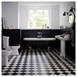 PLANETE BAIN - Baignoire îlot Charly noire avec pieds patte d'aigle chrome - vignette