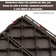 OUTSUNNY - Caillebotis - dalles terrasse - lot de  9 - emboîtables, installation très simple - petits carreaux composite plastique imitation bois chocolat - vignette