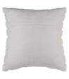 ATMOSPHERA - Coussin déhoussable en Fourrure Blanche 45 x 45 cm - vignette