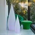 LUMISKY - Lampadaire d'extérieur sans fil CLASSY RGB H80cm - vignette