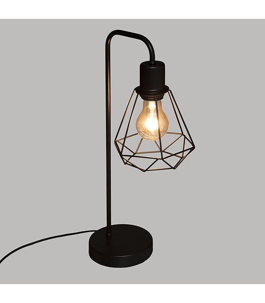 ATMOSPHERA - Lampe à poser en Métal filaire Noir H 46 cm - large