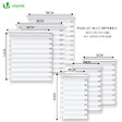 VOUNOT - Lot de 2 Store enrouleur jour nuit double 90x150cm Blanc - vignette