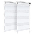 VOUNOT - Lot de 2 Store enrouleur jour nuit double 45x150cm Blanc - vignette