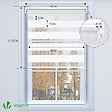 VOUNOT - Lot de 2 Store enrouleur jour nuit double 45x150cm Blanc - vignette