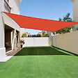 COTE STORE - Voile d'ombrage 5 x 3 m imperméable 220g/m² Haute densité - Tissu déperlant - Terracotta épicé - vignette