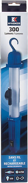 MC KENZIE - Baladeuse LED rechargeable - 300 lumens - large
