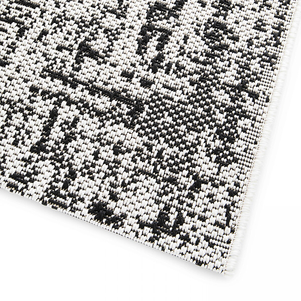 OVIALA - Tapis d'extérieur en polypropylène 160 x 230 cm blanc - Hella - large