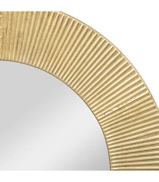 ATMOSPHERA - Grand Miroir mural en Métal Doré D 90 cm - large
