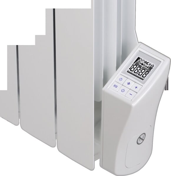 DELTACALOR - Radiateur électrique à inertie sèche Emaki - Blanc - 1000W - large