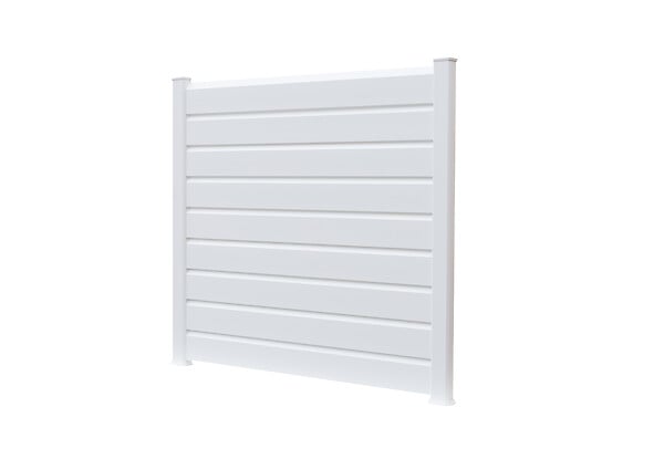 ALTONA - Poteau départ mur PVC ADELE blanc, 2300x90x40mm - large