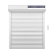 FRANCE COMBI - Volet roulant electrique recoupable solaire - blanc - 130x120cm - vignette