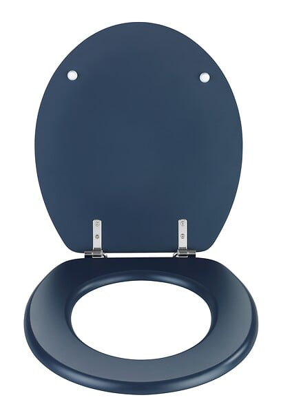 WENKO - Abattant Prima bleu marine mat FSC - large
