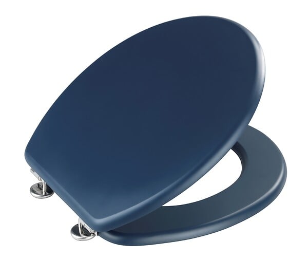 WENKO - Abattant Prima bleu marine mat FSC - large