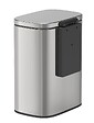 WENKO - Poubelle murale Sare 5l inox brillant - vignette