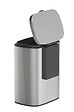 WENKO - Poubelle murale Sare 5l inox brillant - vignette