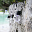XANLITE - Guirlande LED solaire style ginguette 5 m, 8 ampoules RVB, éclairage multicolore à couleurs changeantes, autonomie jusqu’à 8 h, alimentation solaire, indice IP44, usage extérieur décoratif - vignette