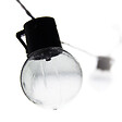 XANLITE - Guirlande LED solaire style ginguette 5 m, 8 ampoules RVB, éclairage multicolore à couleurs changeantes, autonomie jusqu’à 8 h, alimentation solaire, indice IP44, usage extérieur décoratif - vignette