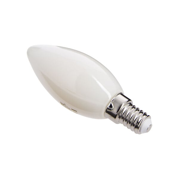 XANLITE - Lot de 2 ampoules Filament LED flamme opaques, culot E14, puissance équivalente 40W, flux 470 lm, lumière blanc neutre 4000 K - large