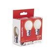 XANLITE - Lot de 2 ampoules filament LED P45, culot E14, puissance équivalente 60W, flux 806 lm, lumière blanc neutre 4000 K - vignette