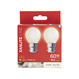 XANLITE - Lot de 2 ampoules filament LED P45, culot E14, puissance équivalente 60W, flux 806 lm, lumière blanc neutre 4000 K - vignette