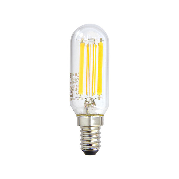 XANLITE - Ampoule Filament LED T26, culot E14, puissance 6,5W, équivalent 60W, flux 806 lm, lumière blanc chaud 2700 K, éclairage compact - large