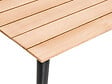JARDILINE - Table de jardin rectangulaire en bois teck Comores - 4 places - Jardiline - vignette