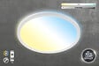 BRILONER - Panneau LED CCT ultra plat - blanc -  1xLED-18W - vignette